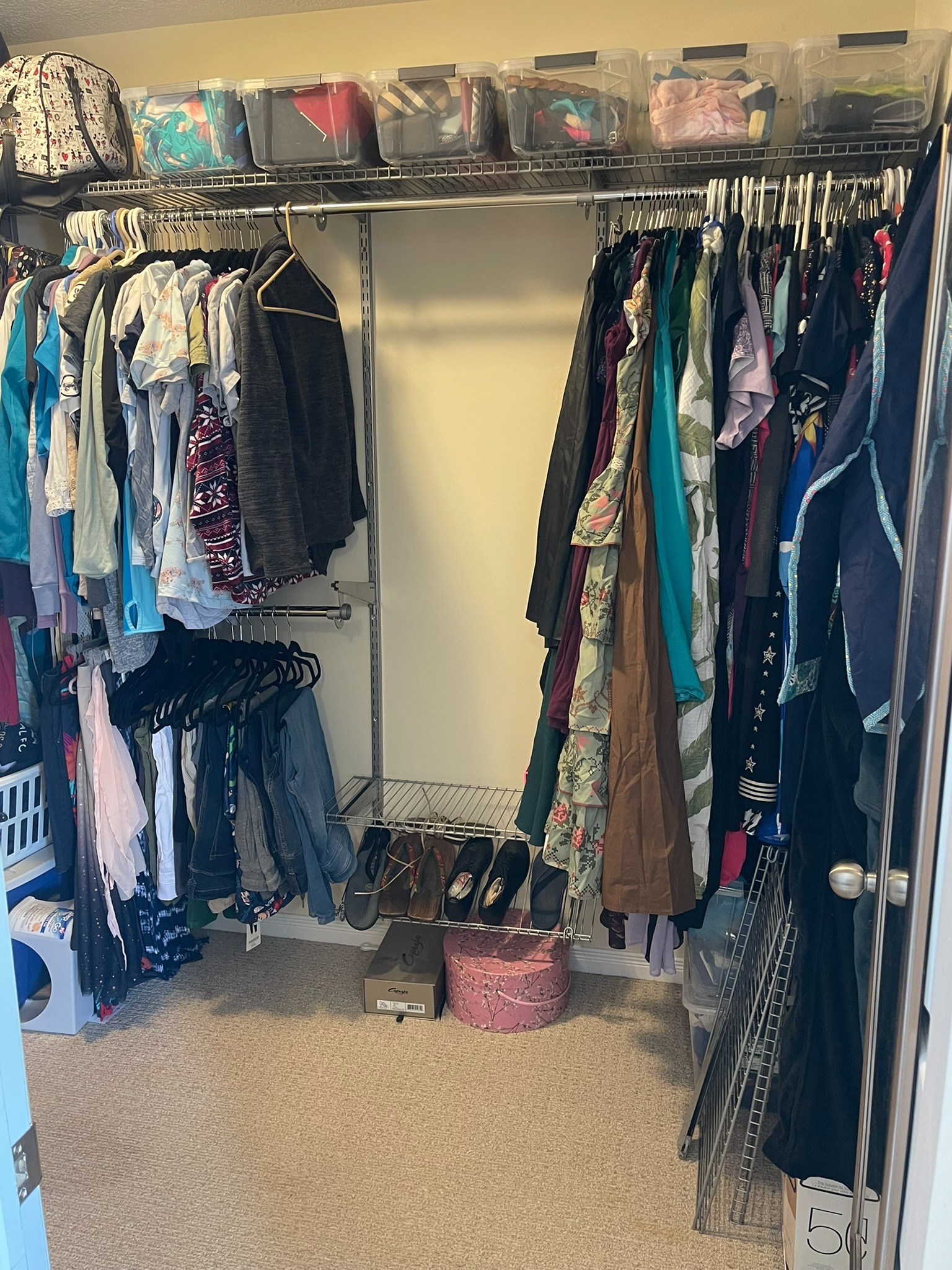 Closet after LV Zee organization service